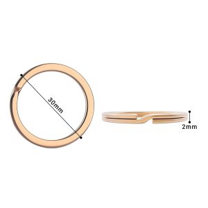 Alternative view of Anneau Porte Clé Φ30mm-bronze