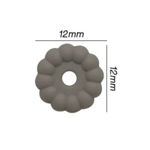 Alternative view of 10 perles en silicone Lentille 12 mm