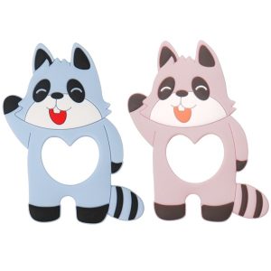 Anneau de dentition chaton en silicone