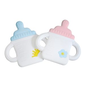 Anneau de dentition biberon en silicone