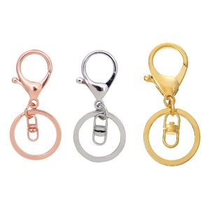 Porte-clés doré avec fermoir