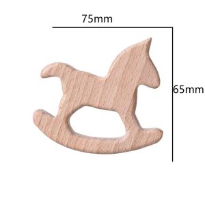 Alternative view of Anneau de dentition cheval en bois