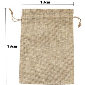 Alternative view of Sacs en jute 13 x 18 cm – Pack de 6 unités