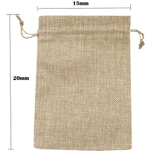 Alternative view of Sacs en jute 15 x 20 cm – Pack de 6 unités