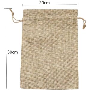 Alternative view of Sacs en jute 20 x 30 cm – Pack de 6 unités