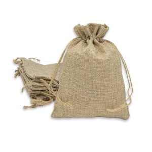 Sacs en jute 13 x 18 cm – Pack de 6 unités