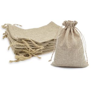 Sacs en jute 17 x 23 cm – Pack de 6 unités