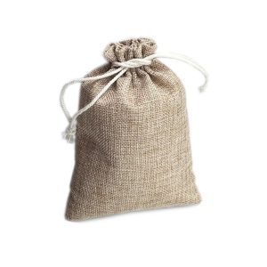 Sacs en jute avec cordon en coton 10 x 14 cm – Pack de 6 unités
