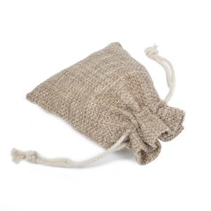 Sacs en jute avec cordon en coton 7 x 9 cm – Pack de 10 unités