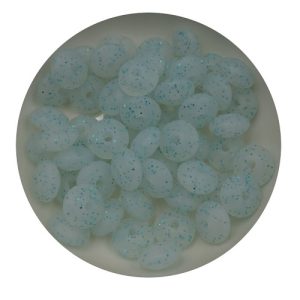 Alternative view of 10 Lentilles en silicone avec paillettes 12mm