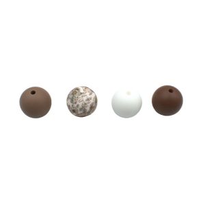 Alternative view of Lot 20 de perles en silicone – Marguerites